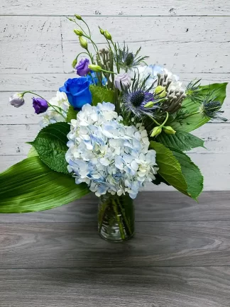 Bouquet champêtre - Bleu champêtre