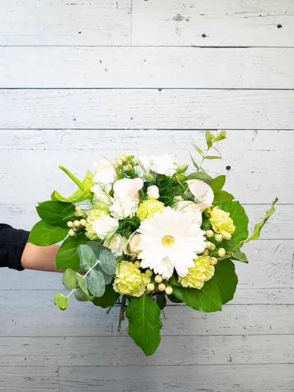 Bouquet de fleurs - Le blanc éclatant