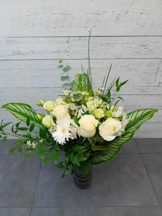 Bouquet de fleurs - Le charmant blanc