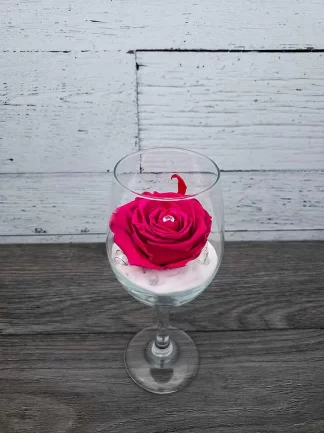Coupe - Rose éternelle et sable blanc