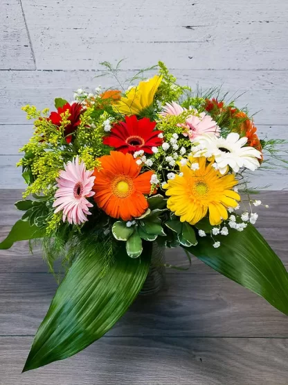 Bouquet de fleurs - Douzaine de gerberas