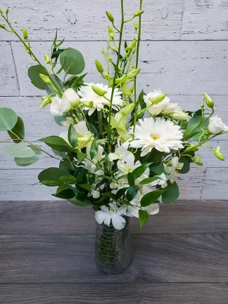 Bouquet champêtre - Le merveilleux blanc