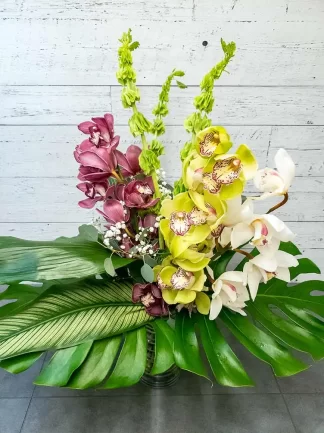 Bouquet d'orchidée - Trio de cymbidium