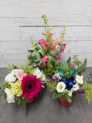 Arrangement petit rose